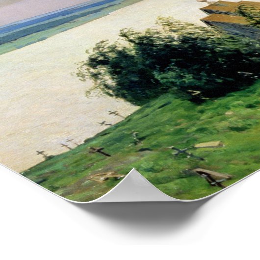 Über dem ewigen Frieden, 1894 Poster (Ecke)