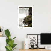 Über dem Fall Poster (Heimbüro)