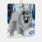 ÜBER DEM FLUSS Blue Chow 2023 Ornament (Rechts)