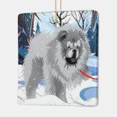 ÜBER DEM FLUSS Blue Chow 2023 Ornament (Links)