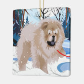 ÜBER DEM FLUSS Cinnamon Fawn Chow 2023 Ornament (Links)