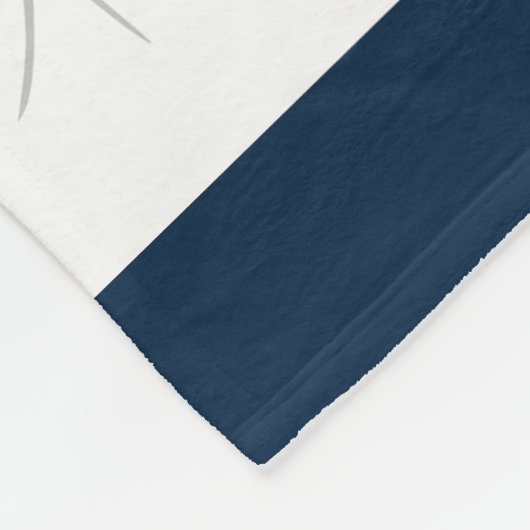 ÜBER DEM FLUSS Creme Chow Fleece Decke (Ecke)