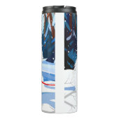 ÜBER DEM FLUSS Kistenheizung thermische Trommel Thermosbecher (Rückseite)