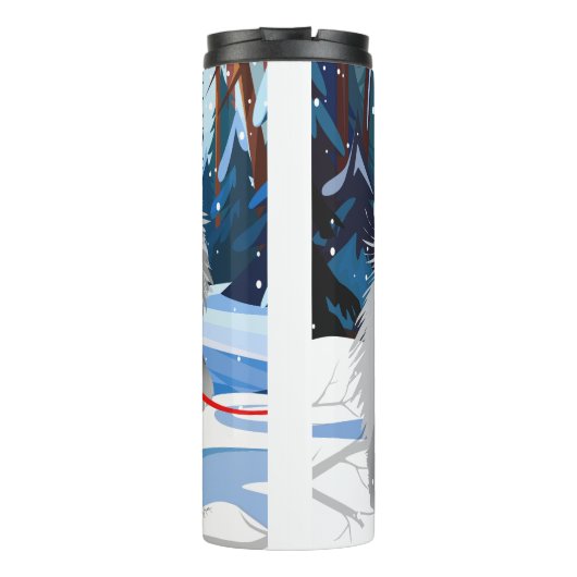 ÜBER DEM FLUSS THERMOSBECHER (Rückseite)