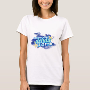 Über dem Flüstern inspirierender T - Shirt