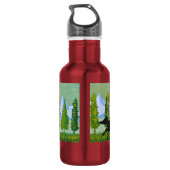 Über dem Grasland Trinkflasche (Rückseite)