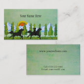 Über dem Grasland Visitenkarte (Vorne/Hinten)