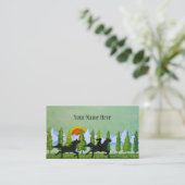 Über dem Grasland Visitenkarte (Stehend Vorderseite)