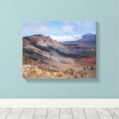 über dem Haleakala-Krater vom Rand aus Leinwanddruck (Insitu (Holzboden))