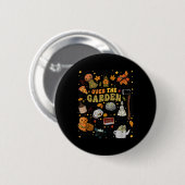 Über dem Halloween Garden Wall Pumpkin Fall Danke Button (Vorne & Hinten)