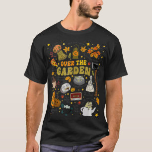 Über dem Halloween Garden Wall Pumpkin Fall Danke T-Shirt