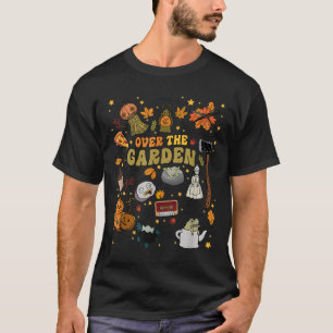 Über dem Halloween Garden Wall Pumpkin Fall Danke T-Shirt