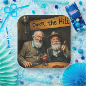 Über dem Hill Club 2 Pappteller (Party)