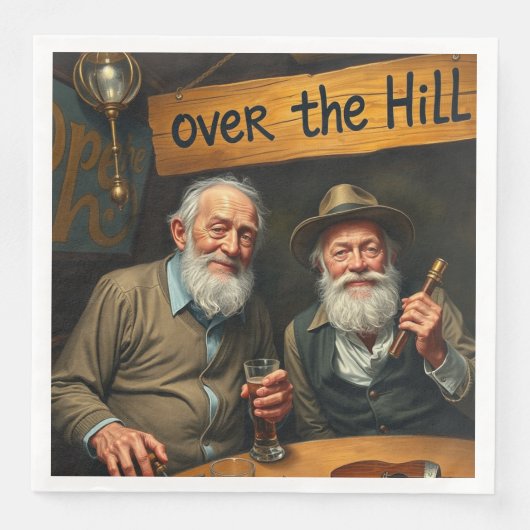 Über dem Hill Club 2 Serviette (Vorderseite)