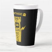 Über dem Hill Gamers Geburtstag Milchtasse (Rechte Ecke)