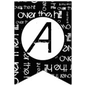 Über dem Hill Geburt Custom Age Wimpelkette (Zweite Fahne)