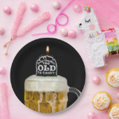 Über dem Hill Grabstein Geburtstag Pappteller (Party)