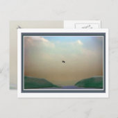 Über dem Hudson Postkarte (Vorne/Hinten)