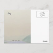 Über dem Hudson Postkarte (Rückseite)