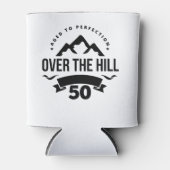 Über dem Hügel 50. Geburtstag Dosenkühler (Vorderseite)