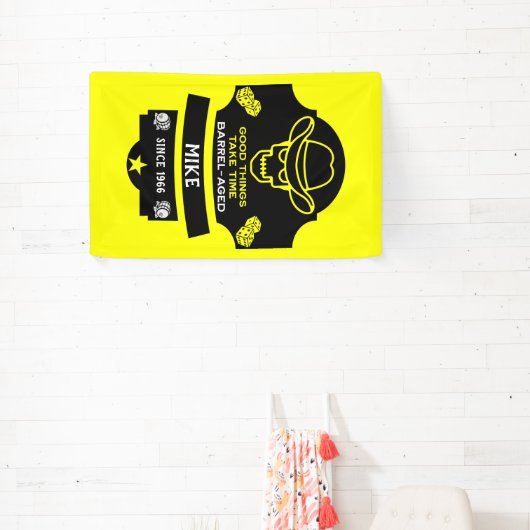 Über dem Hügel Alt werden Banner (InSitu)