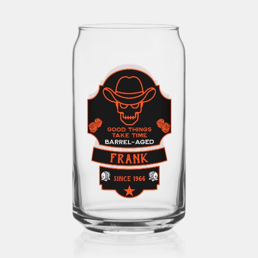 Über dem Hügel Alt werden Dosenglas (Rückseite)