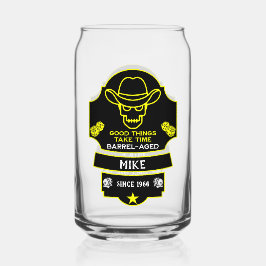 Über dem Hügel Alt werden Dosenglas