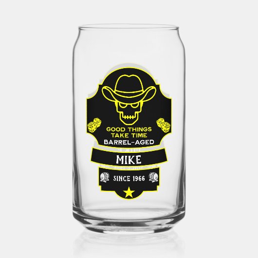 Über dem Hügel Alt werden Dosenglas (Vorderseite)