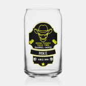 Über dem Hügel Alt werden Dosenglas (Rückseite)