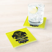 Über dem Hügel Alt werden Glasuntersetzer (Schrägansicht)