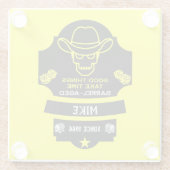 Über dem Hügel Alt werden Glasuntersetzer (Rückseite)