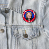 ÜBER DEM HÜGEL - ANTI-HILLARY CLINTON BUTTON (Beispiel)