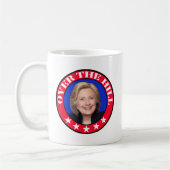 ÜBER DEM HÜGEL - ANTI-HILLARY CLINTON KAFFEETASSE (Links)