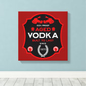 Über dem Hügel bei Vodka Drinker Leinwanddruck (Insitu (Holzboden))