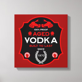 Über dem Hügel bei Vodka Drinker Leinwanddruck