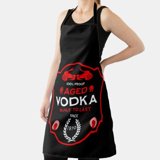 Über dem Hügel bei Vodka Drinker Schürze (InSitu)