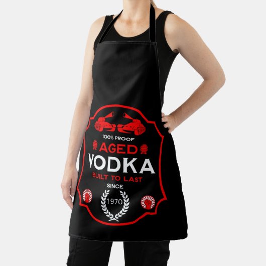 Über dem Hügel bei Vodka Drinker Schürze (InSitu)