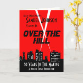 Über dem Hügel-Geburtstag Karte (Gelbe Blume)