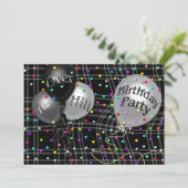 ÜBER DEM HÜGEL - GEBURTSTAGLICHE EINLADUNG (Stehend Vorderseite)