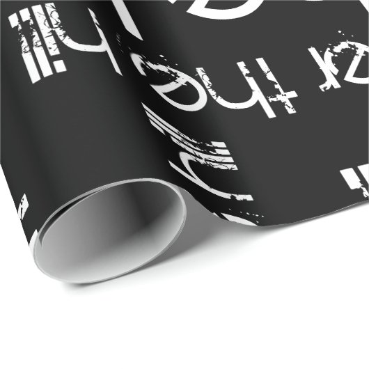 Über dem Hügel Geschenkpapier (Rolleneckpunkt)