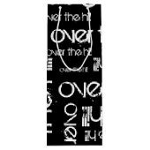 Über dem Hügel Geschenktüte Für Weinflaschen (Rückseite)