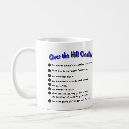 Über dem Hügel Kaffeetasse (Links)