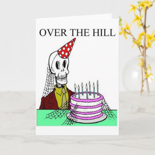 Über dem Hügel Karte (Gelbe Blume)