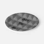 Über dem Hügel Pappteller (Schrägansicht)