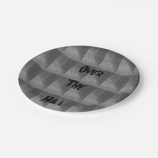 Über dem Hügel Pappteller (Schrägansicht)