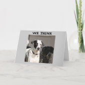 ÜBER DEM HÜGEL SIEHT GROSS AUF DICH AUS! KARTE (Vorderseite)