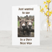 "ÜBER DEM HÜGEL SIEHT GROSS AUF EUCH AUS", SAGT DO KARTE (Gelbe Blume)