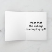 ÜBER DEM HÜGEL SPASS VON ZWEI TALKPFERDEN KARTE (Innenseite)