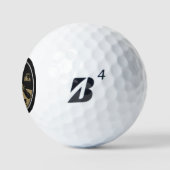 Über dem Hügel zum Geburtstag Golfer Golfball (Logo)