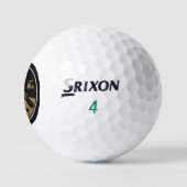 Über dem Hügel zum Geburtstag Golfer Golfball (Logo)